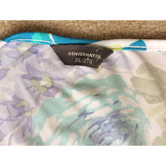 Denver Hayes Floral Tier Ruffle Blouse 2XL - Picture 4 of 4